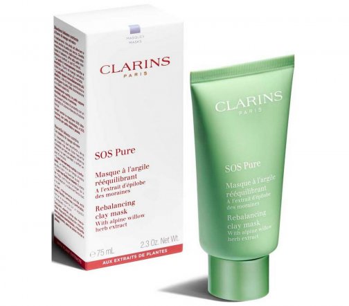 Clarins SOS Маска очищающая для лица с экстрактом кипрея 75мл