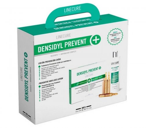Hipertin Linecure Набор против выпадения волос Densidly Prevent Plus(ампулы+шампунь)
