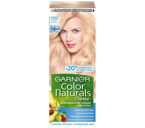 Garnier Color Naturals Крем-краска для волос 1002 Жемчужный Ультраблонд