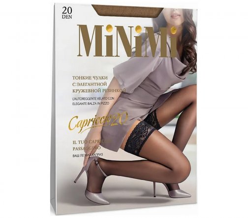 Minimi Чулки Capriccio 40 den 2- (Черный)