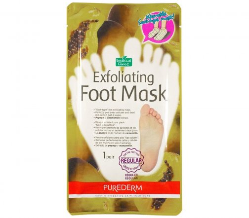 Purederm Exfoliating Foot Mask Regular Пилинг-носочки отшелушивающие для ног 1 пара