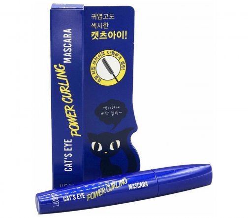 Jigott Тушь для подкручивания ресниц Cat's Eye Power Curling Mascara