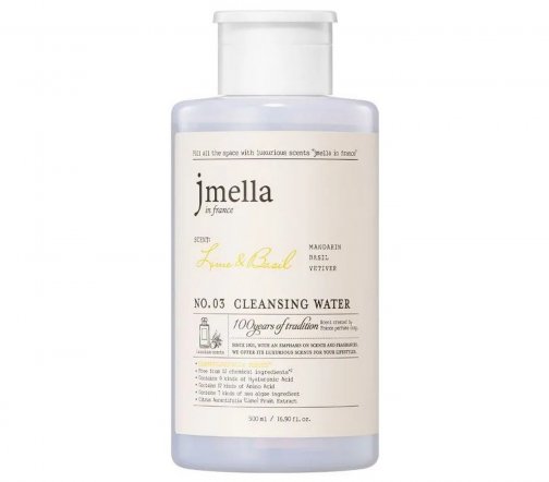 JMella in France Вода парфюмированная очищающая с цитрусовым ароматом Lime&Basil 500мл