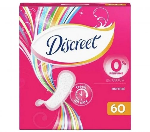 Discreet Прокладки гигиенические ежедневные Normal Trio 60шт