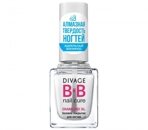 Divage BB-Nail Cure Покрытие базовое для ногтей Diamond XL 12мл