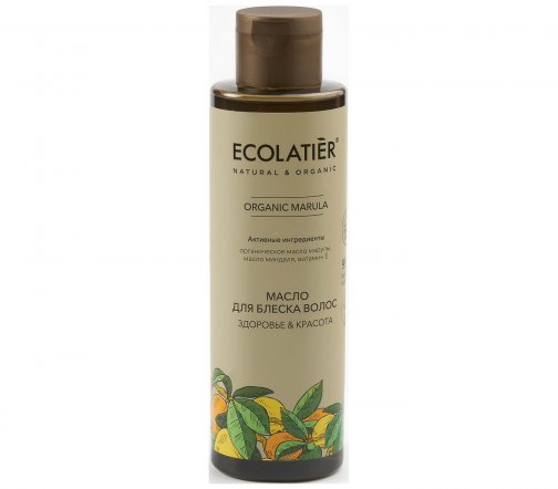 Ecolatier Organic Marula Масло для волос Здоровье и красота 200мл