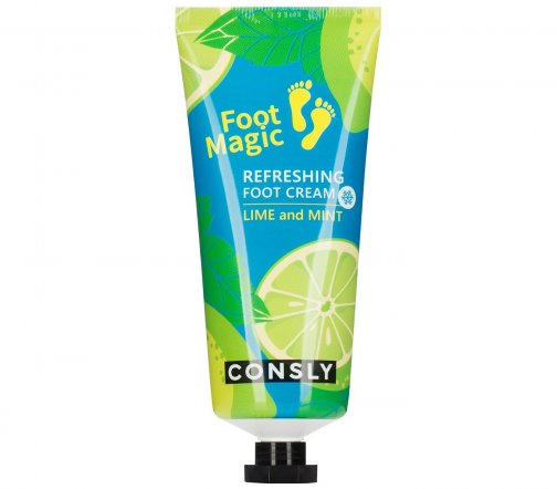 Consly Крем освежающий для ног Лайм и мята 100мл