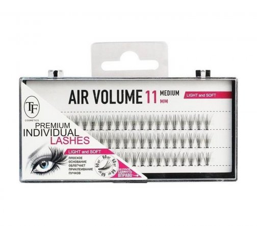 TF Пучки накладных ресниц Air Volume 11мм 60шт