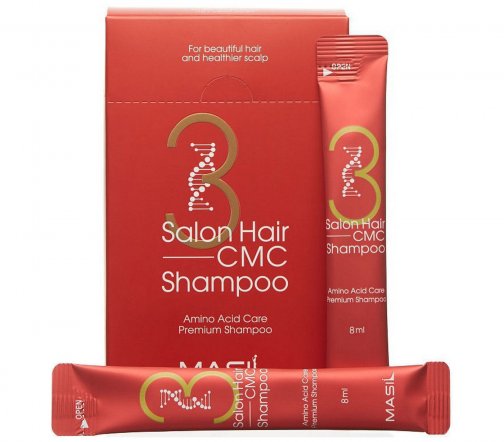 Masil 3 Salon Hair CMC Шампунь для волос с аминокислотами 8мл