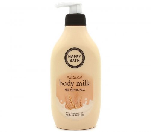 Happy Bath Молочко питательное для тела со злаками 450мл