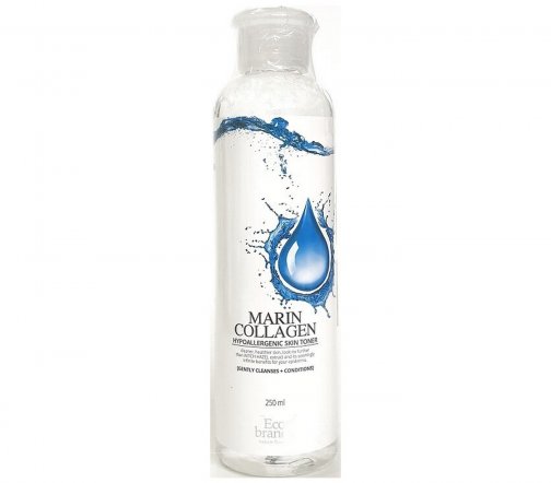 Eco Branch Тонер гипоаллергенный для лица Marin Collagen 250мл