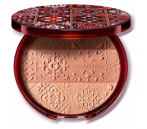 Clarins Пудра бронзирующая коллекционная Bronzing Compact 01 Sunset Glow