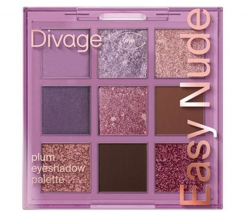 Divage Палетка теней для век Easy Nude Plum