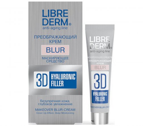Librederm Гиалуроновый Филлер 3D Крем преображающий Blur 15мл