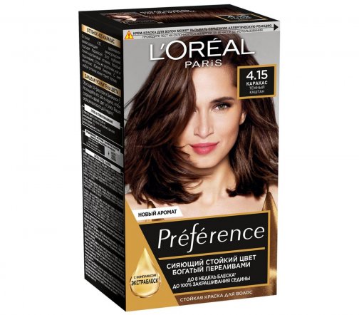 L'Oreal Paris Preference Краска для волос 4.15