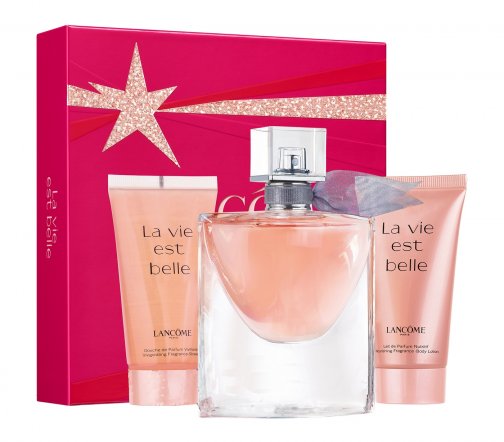 Lancome La Vie Est Belle Набор Парфюмерная вода 50мл+Лосьон для тела 50 мл+Гель для душа 50мл
