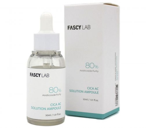 Fascy Lab Cica AC Solution Ampoule Сыворотка успокаивающая с центеллой для лица 30мл