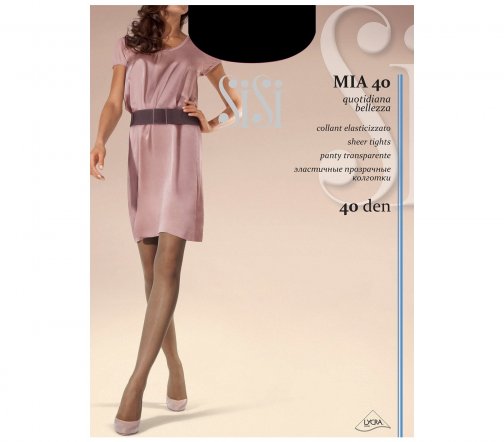 Sisi Колготки Mia 40 den 4-L Черный