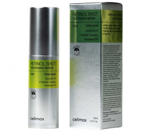 Celimax The Vita-A Retinol Сыворотка подтягивающая для лица с ретинолом 0,1% и микроиглами 30мл