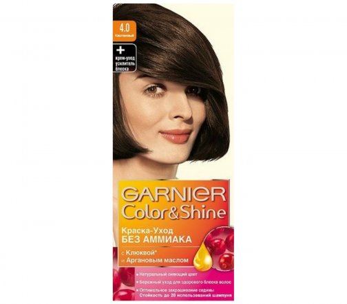 Garnier Color&Shine Краска для волос 4.0 Каштановый