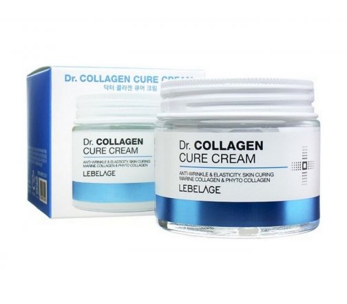 Lebelage Dr.Collagen Крем антивозрастной разглаживающий для лица с коллагеном 70мл