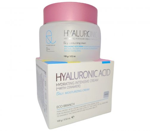 Eco Branch Hydrating Intensive Крем увлажняющий для лица Hyaluronic Acid 100гр