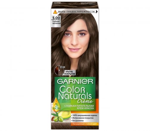Garnier Color Naturals Крем-краска для волос 5.00 Глубокий каштановый