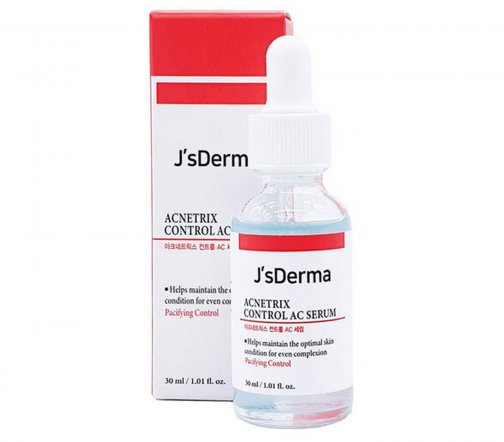 J'sDerma Acnetrix Control AC Сыворотка с ниацинамидом и цинком 30мл