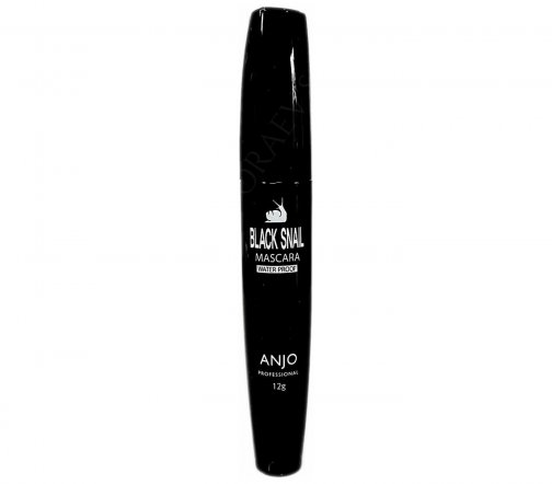 Anjo Professional Black Snail Тушь водостойкая для ресниц с муцином улитки 12гр