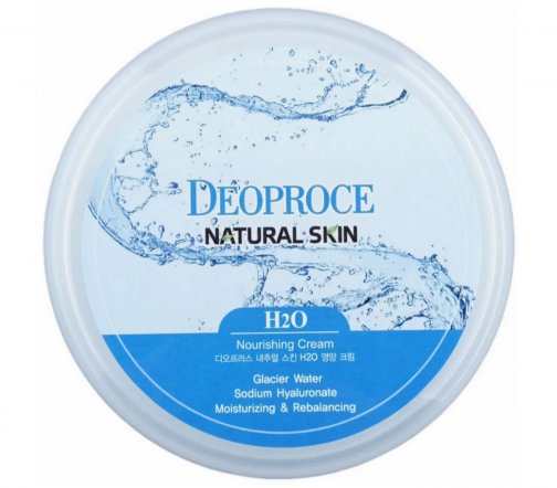 Deoproce Natural Skin Крем интенсивный увлажняющий для лица и тела с ледниковой водой 100гр