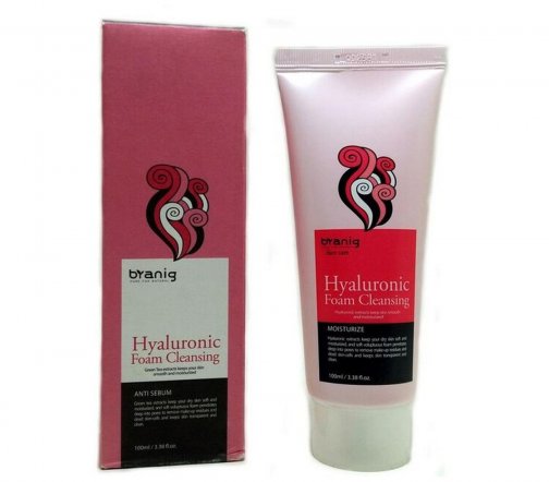 Branig Hyaluronic Foam Cleansing Anti Sebum Пенка для умывания с гиалуроновой кислотой 100мл