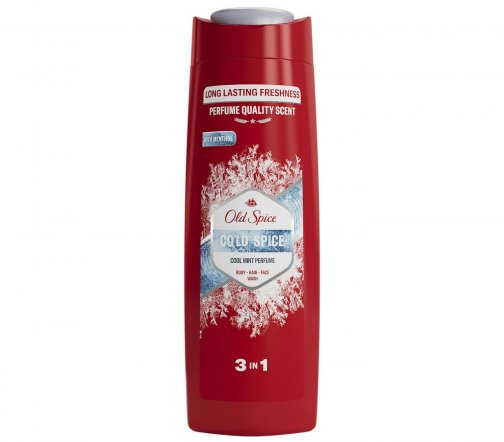 Old Spice Гель для душа+Шампунь 3в1 Cold Spice (Холодные пряности) 400мл