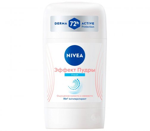 Nivea Дезодорант-антиперспирант стик Эффект пудры Fresh 50мл