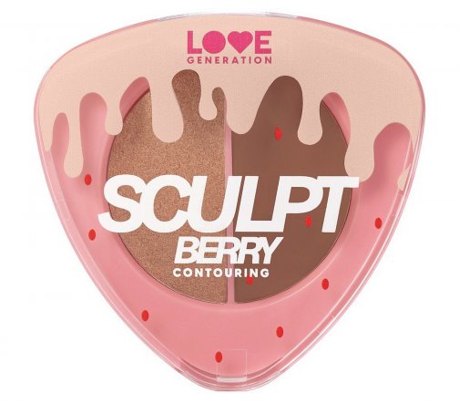 Love Generation Палетка для контуринга лица Sculpt Berry