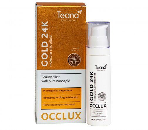 Teana Occlux Gold 24K Микрофлюид молекулярный с наночастицами золота 50мл