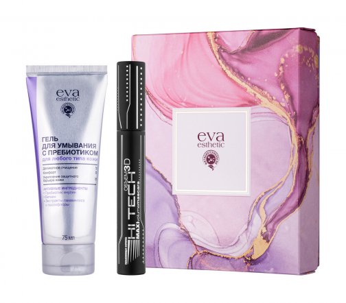 Eva Esthetic Набор для лица Гель для умывания 75мл+Тушь Hi Tech 9мл