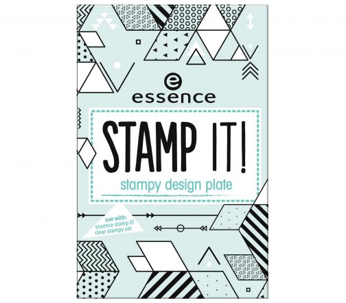 Essence Стемпинг трафарет Stamp It! Stampy Design Plate 02 Shapes Of Glory