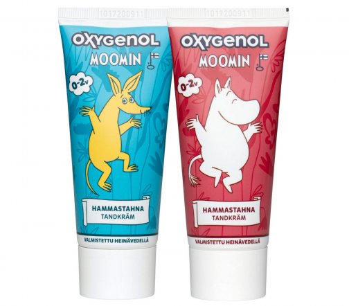 Oxygenol Moomin Паста зубная с фтором и ксилитолом 0-2 лет 50мл