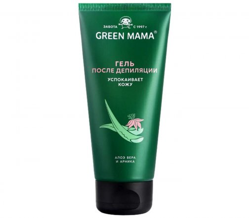 Green Mama Гель после депиляции Алоэ вера и Арника 100мл