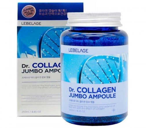 Lebelage Dr.Collagen Сыворотка омолаживающая ампульная с коллагеном и гиалуроновой кислотой 250мл