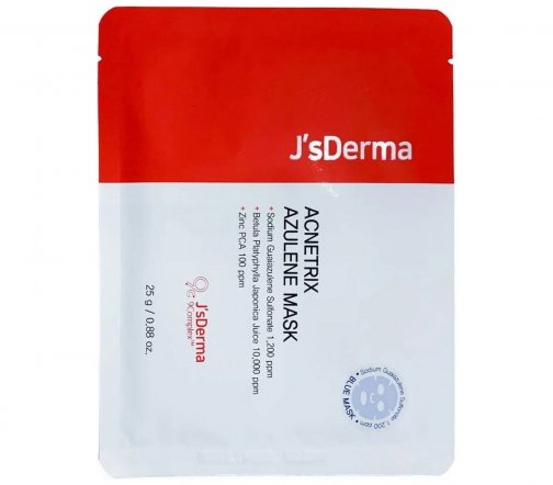 J'sDerma Acnetrix Azulene Mask Маска тканевая с азуленом 25мл