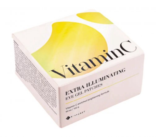 K-Secret Extra Illuminating Патчи осветляющие для век с витамином С 60шт