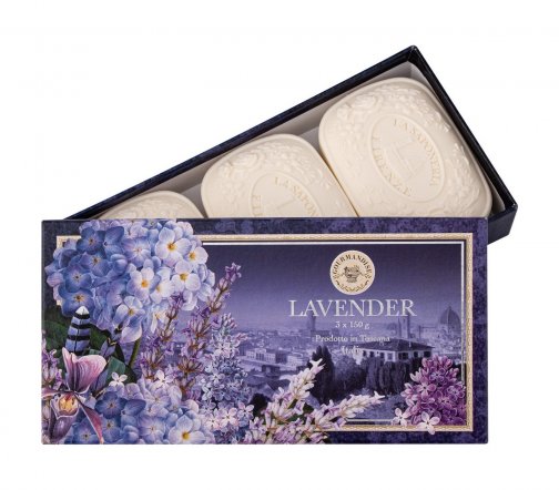 Gourmandise Набор Мыло Lavender 3шт*150гр