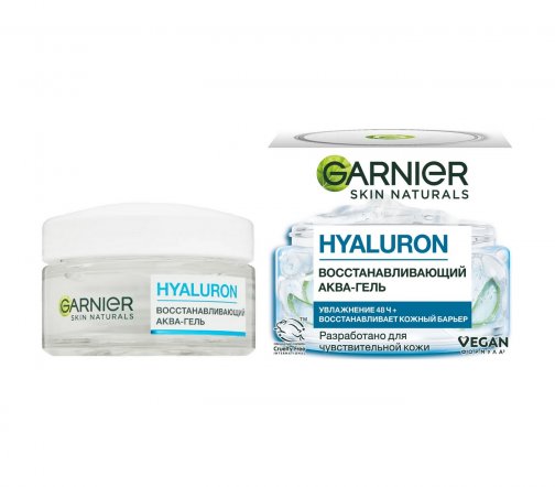 Garnier Skin Naturals Аква-гель восстанавливающий для лица Hyaluron 50мл