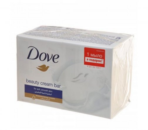Dove Крем-мыло Красота и Уход 4*100г
