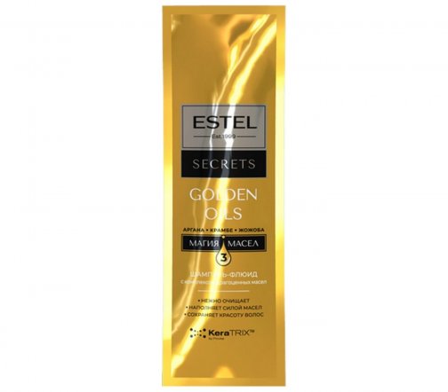 Estel Secrets Шампунь-флюид с комплексом драгоценных масел Golden Oils саше 10мл