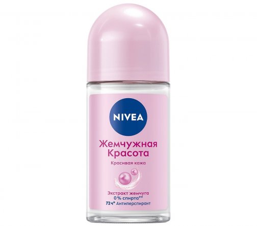 Nivea Дезодорант-антиперспирант ролик Жемчужная красота 50мл