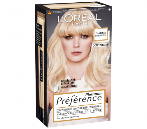 L'Oreal Paris Preference Краска для волос Platinum суперблонд 6 тонов