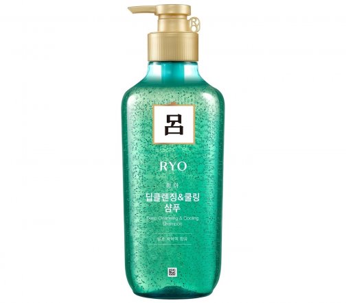 Ryo Deep Cleansing&Cooling Шампунь глубокоочищающий для жирных волос 550мл