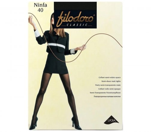 Filodoro Classic Колготки Ninfa 40 den 3-M Черный